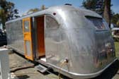 Vintage 1948 Spartan Manor Trailer Showing Classic Back Door Feature